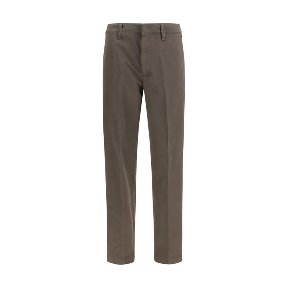 Prada Men Garment Dyed Cotton Pants